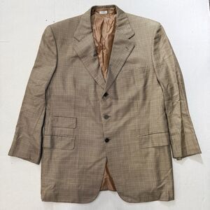 Brioni Neiman Marcus Traiano Men’s 42R Wool/Silk Sport Coat Blazer Houndstooth
